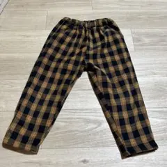 チェックパンツ110cm