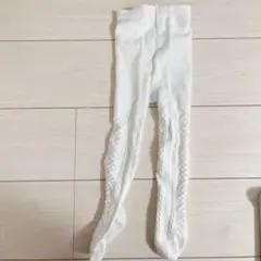 ベビー 白色タイツ 75cm