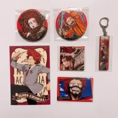 ヒロアカ 切島鋭児郎 缶バッジ アクリルマグネット メタルキーホルダー