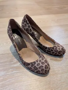【オリエンタル　トラフィック】ヒョウ柄 スエード調 パンプス