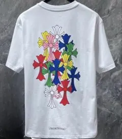CHROME HEARTS マルチカラー クロス ポケット Tシャツ - メルカリ