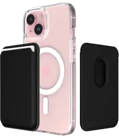 Sinjimoru Magsafe対応 カード収納 背面マグネットカードホルダー