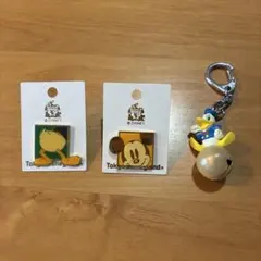 ディズニー ピンバッジ キーホルダー