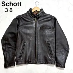 ショット シングルライダース レザー ジャケット 641 ダークブラウン 38のサムネイル