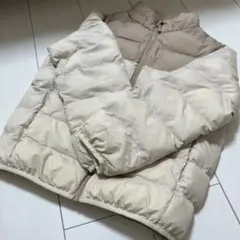 ダウンコート　ベージュ140