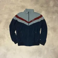 90s アディダス トラックジャケット ライトブルー XL 刺繍ロゴ Y2K