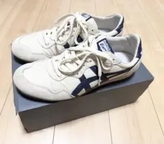 Onitsuka Tiger スニーカー ホワイト ネイビー　26.5のサムネイル