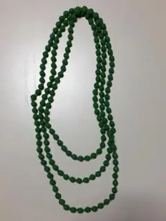 タイ　プラスチック　2連　ネックレス