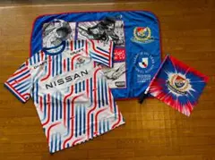 Jリーグ｜未使用｜横浜マリノス｜限定ブランケット＆ユニフォーム＆一丸フラック