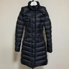 〔美品〕モンクレール　HERMINE エルミンヌ　サイズ0 ブラック　5D492
