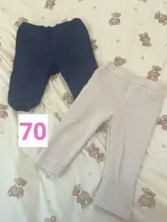 美品ミキハウス　長袖パンツ2枚セット