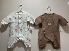 ベビーロンパース2点セット　60
