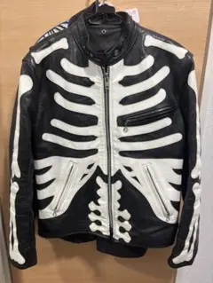 【極美品】vanson ライダース　ヒューマンボーン 楽天市場】VANSON バンソン レザー ボーンジャケット ライダース