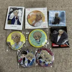 名探偵コナン 安室透 缶バッジ8点セット②