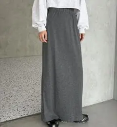 feepurスカート「セルフカット可」ゴム編みナロースカート