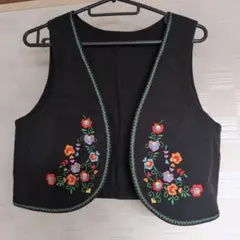 バレリーナ　フォークダンス　衣装　　ベスト　ジレ