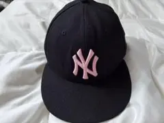 NEWERA ブラック ピンク キャップ