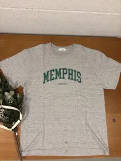 C'LENA メンフィス ロゴ Tシャツ グレー