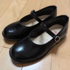 HARUTA KIDS 黒 フォーマルシューズ