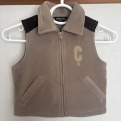 COMME CA ISM ベージュ ベスト 100cm