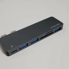 USB Type-C ハブ 6in1 ケーブルレス PD給電対応 美品①