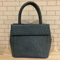天然オーストリッチ SANZE エクセラ 未使用❣️¥98000 ショルダー付き 