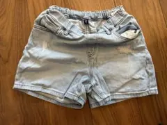 キッズ130 デニム　ショートパンツ