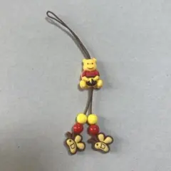 プーさん　ストラップ　ディズニー　ハチ　Disney キャラクター