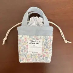 トートバッグ風 ミニミニきんちゃくポーチ