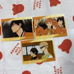 ハイキュー!! 烏野高校 1年生 ステッカー 3枚セット