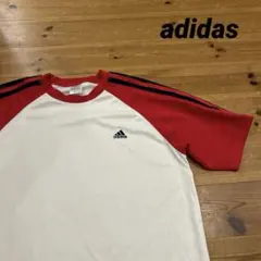 adidas(アディダス)半袖　Tシャツ　ラグラン袖　サッカーウェア　M