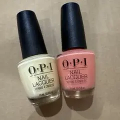 OPI ネイルラッカー 2色セット　ピンク　イエロー