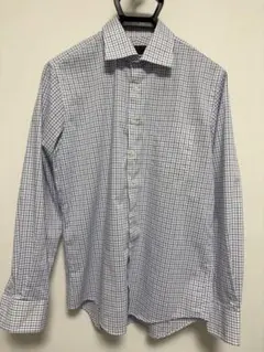 洋服の青山　Yシャツ　ギンガムチェック柄