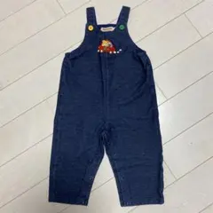 ミキハウス ネイビー ロンパース 車刺繍