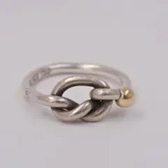 Tiffany ティファニー ラブノットリング 750 SV925 10.5号