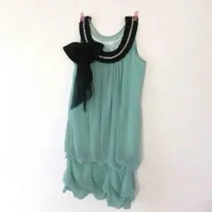 ￥7900 ドリードール★パーティードレス　ミントグリーン