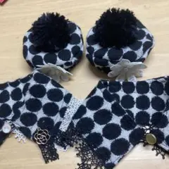 双子コーデ　モノトーンセット