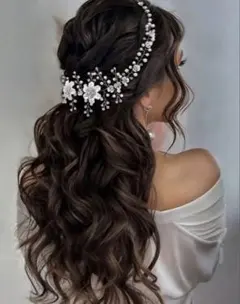 ブライダル　ヘアアクセサリー　結婚式　前撮り