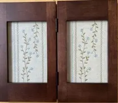 Afternoon Tea 花柄刺繍フォトフレーム