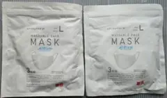 M*様 ユニクロUNIQLO AIRismエアリズムマスクLサイズ3枚組2個セッ