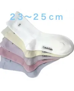 Calvin Klein 5足組ソックス 23~25cm
