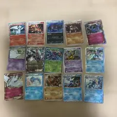 ポケモンカードまとめ売り レシラム ブラックキュレムEX ゲッコウガ 等 15枚