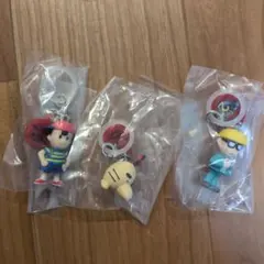 MOTHER2 キャラクター チャームマスコット　ネス、ジェフ、どせいさんセット