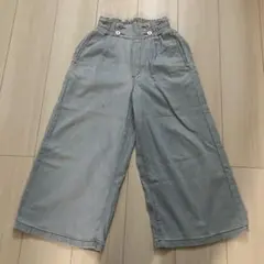 GU 150 キッズ　フレアパンツ　ガウチョパンツ　ワイドパンツ