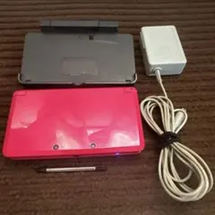 Nintendo 3DS ピンク 本体 充電器付き
