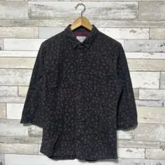 NICOLE CLUB FOR MEN 花柄七分シャツ