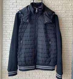 ZARA MAN ザラ　アウター　中綿コンビ　ニットジャケット　黒　Sサイズ