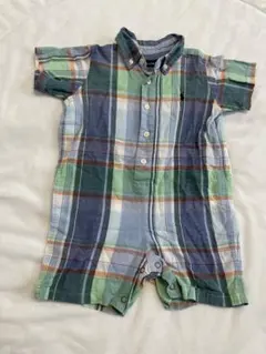 Ralph Lauren チェック柄ロンパース 80