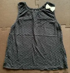 キッズ　Elfindoll ドット柄ノースリーブ 120