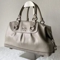 COACH コーチ　マディソン サブリナ レザーハンドバッググレージュ　y2kのサムネイル